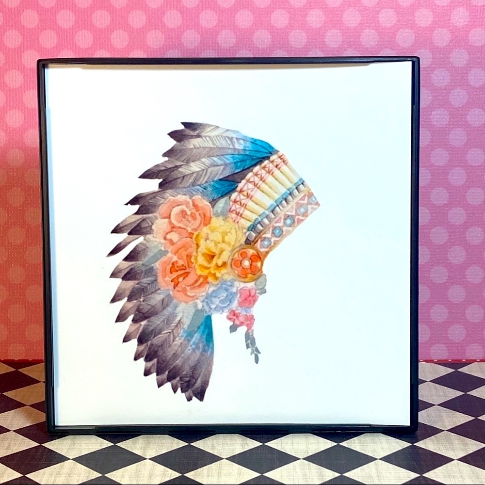 Boho Feathered Headdress dDecor